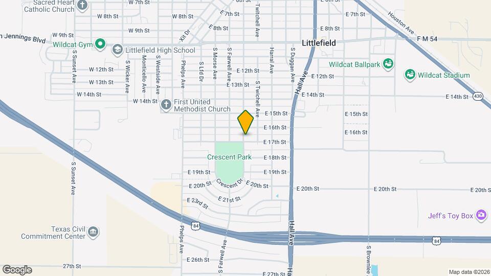 501 E 17th St Map and Location Details