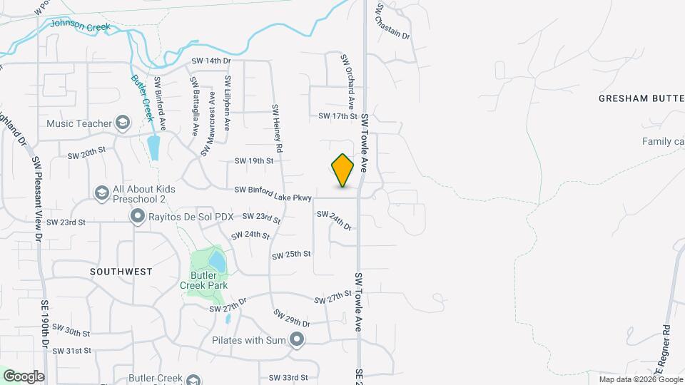 1707 SW Binford Lake Pkwy Map and Location Details