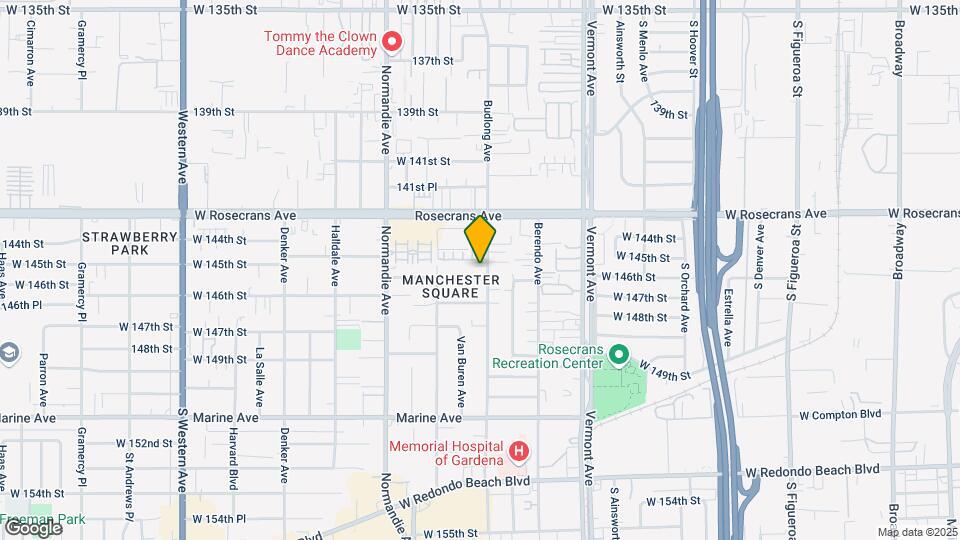 14523 S Budlong Ave Map and Location Details