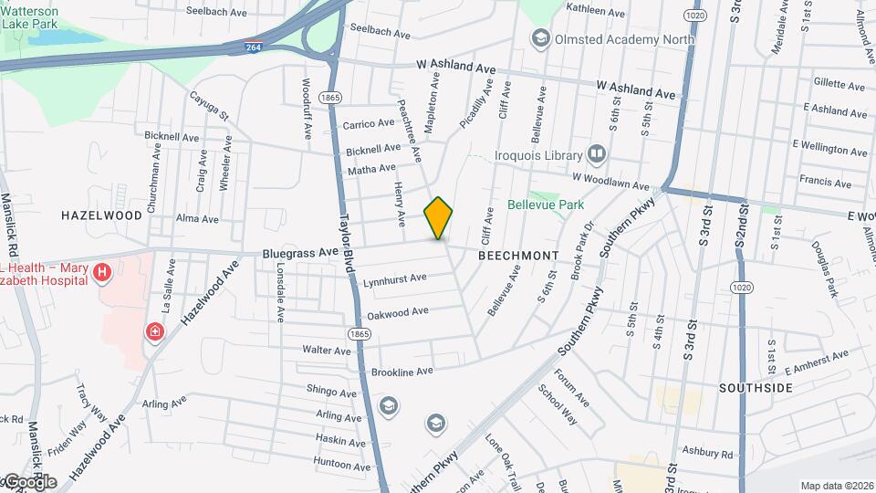 4806 Peachtree Ave Map and Location Details