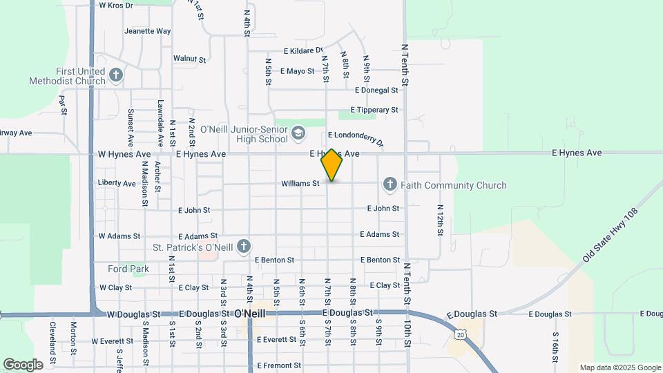 713 E Williams Mapa y Detalles de la Ubicación