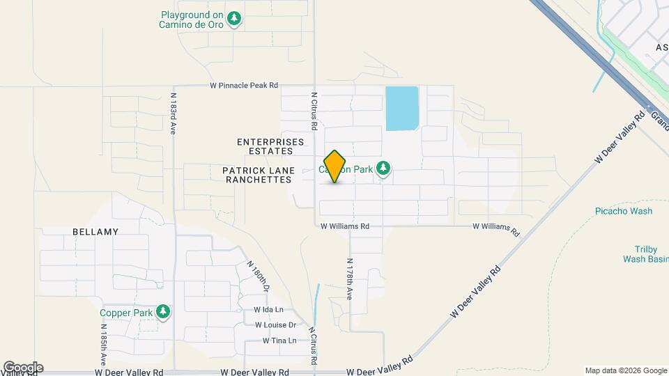 17851 W Daley Ln Map and Location Details