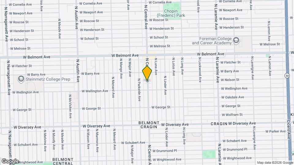 3042 N Central Ave, Unit 302 Map and Location Details