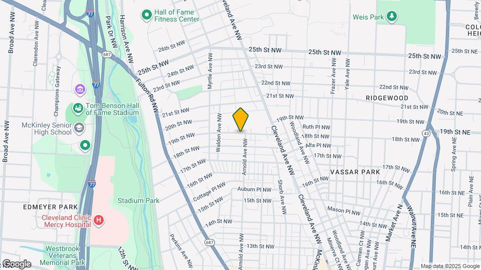 1208 19th St NW Map and Location Details