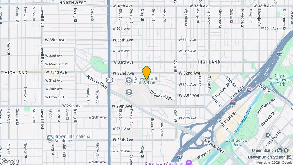 2615 W Caithness Pl Map and Location Details
