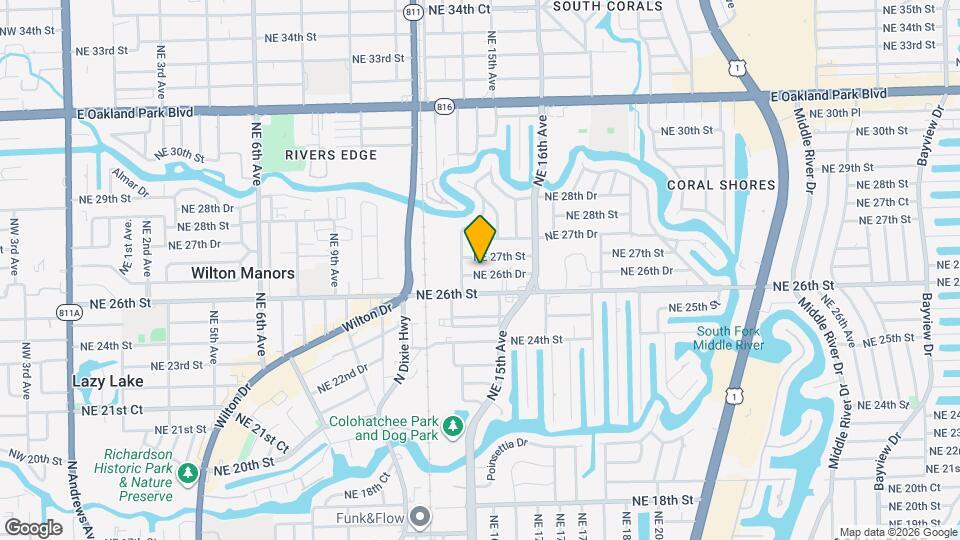 1425 NE 26th Dr Mapa y Detalles de la Ubicación