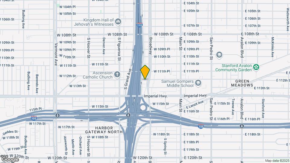 11205 S Broadway Map and Location Details