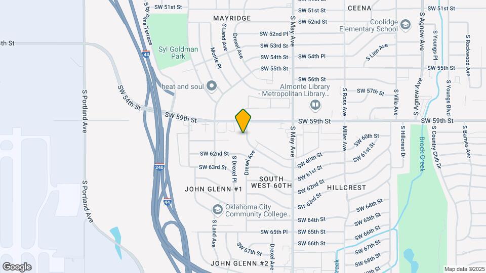 6025 Drexel Ave Map and Location Details