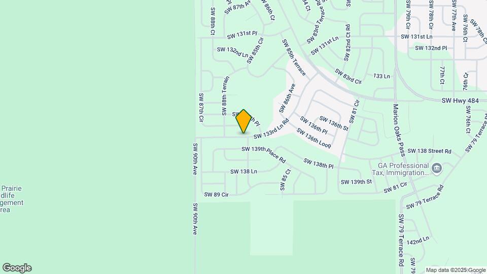 8719 SW 133rd Ln Rd Map and Location Details