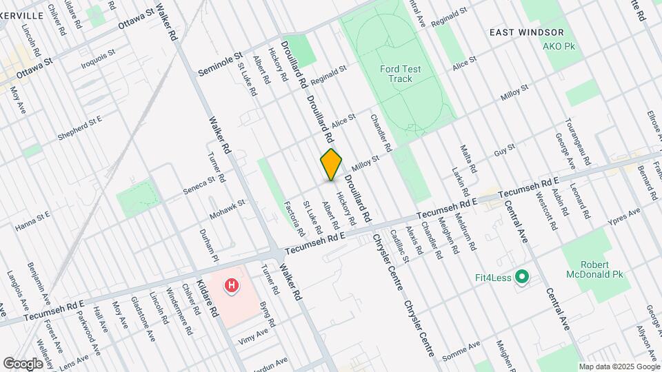 1807 Hickory Rd Map and Location Details