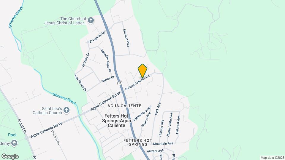 192 E Agua Caliente Rd Mapa y Detalles de la Ubicación