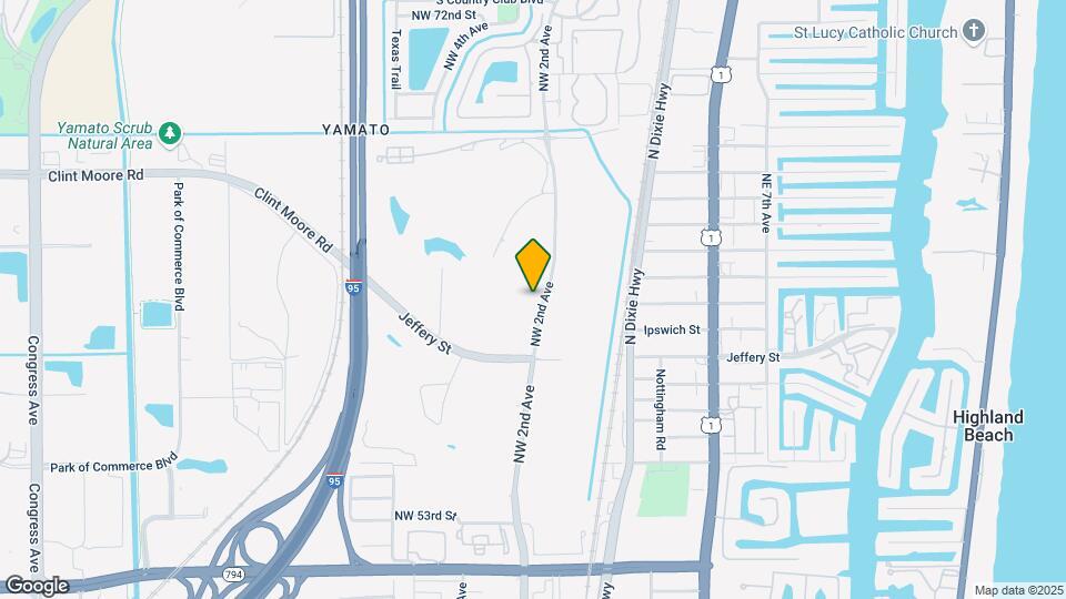 5961 NW 2nd Ave Map and Location Details