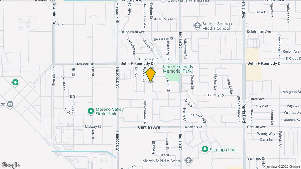 15165 Paige Ave Map and Location Details