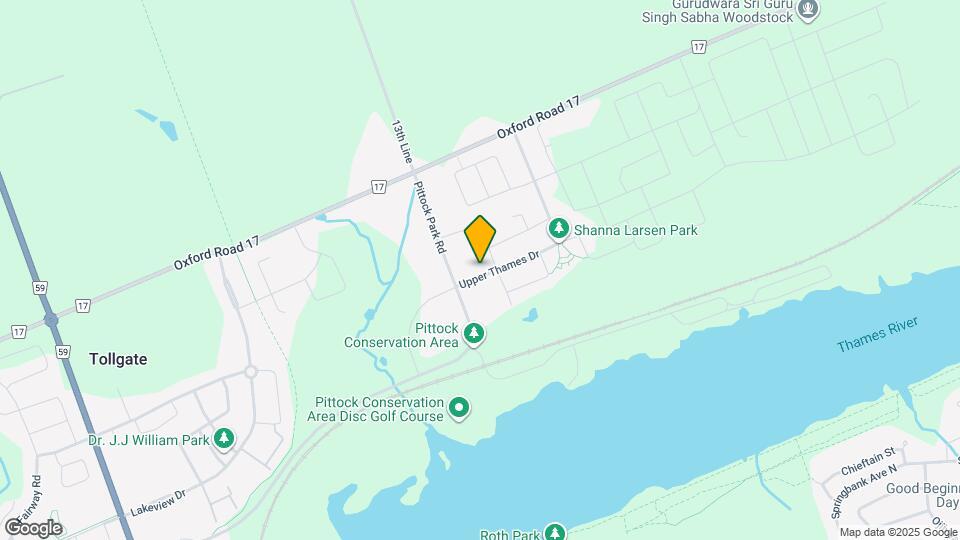 1029 Upper Thames Dr Map and Location Details