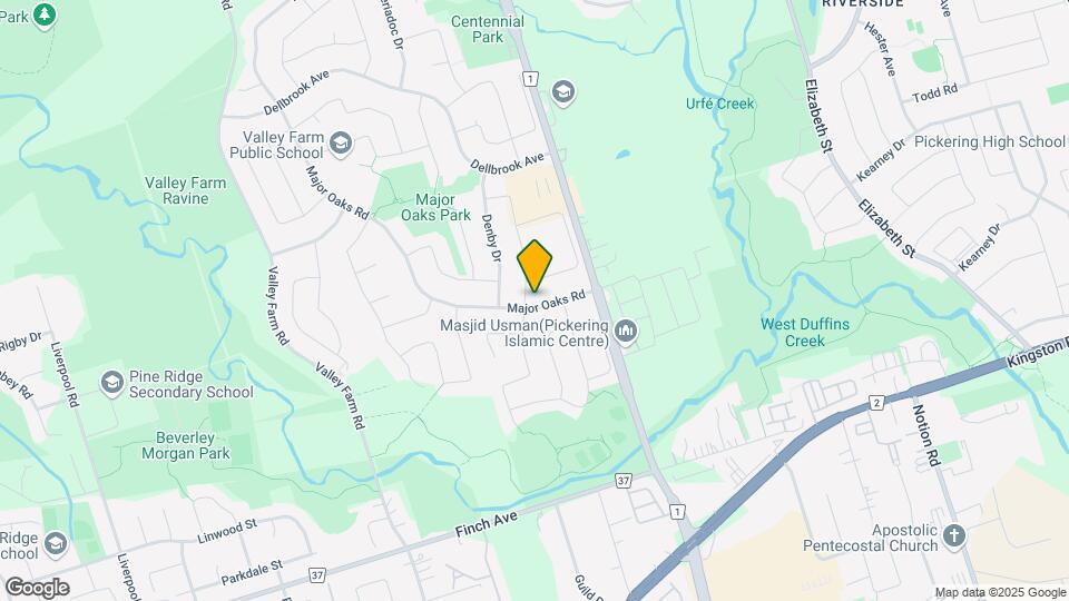 1676 Major Oaks Rd Map and Location Details