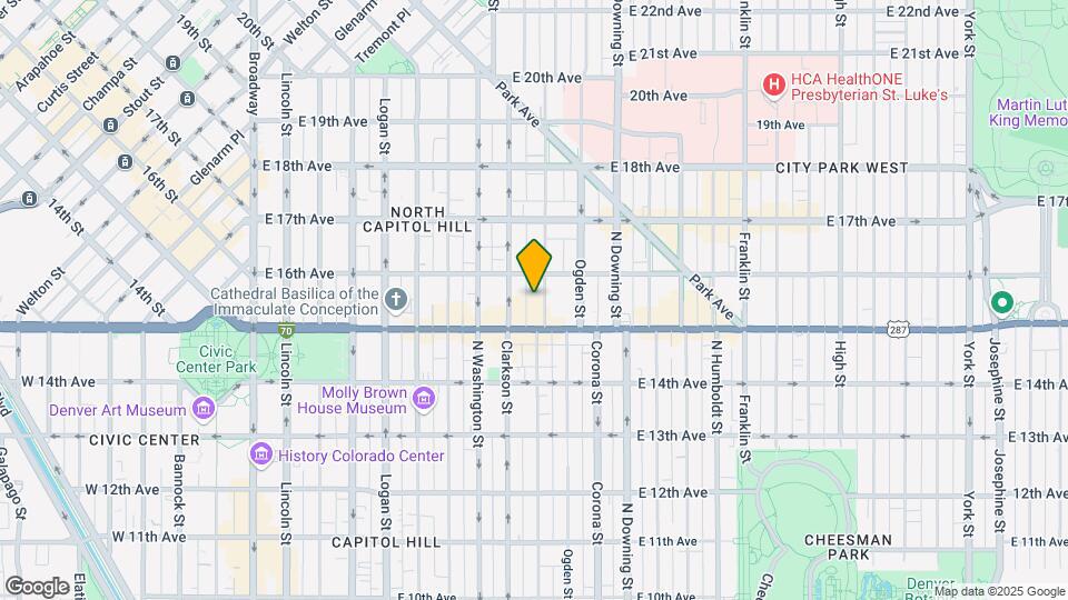 1547 Emerson St Map and Location Details