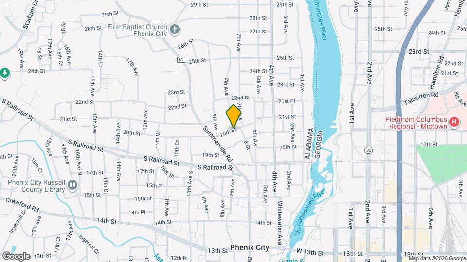 801 20th St Map and Location Details