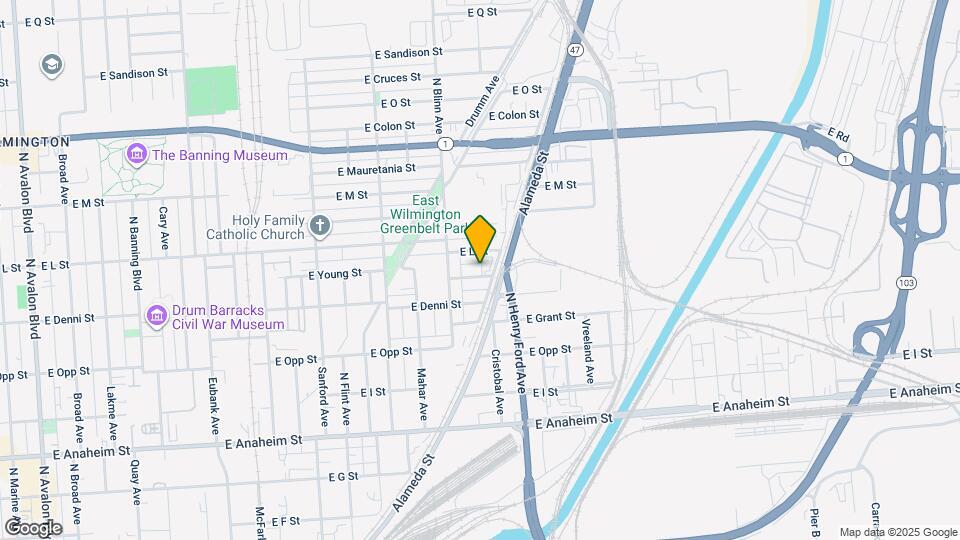 1539 E Young St Map and Location Details