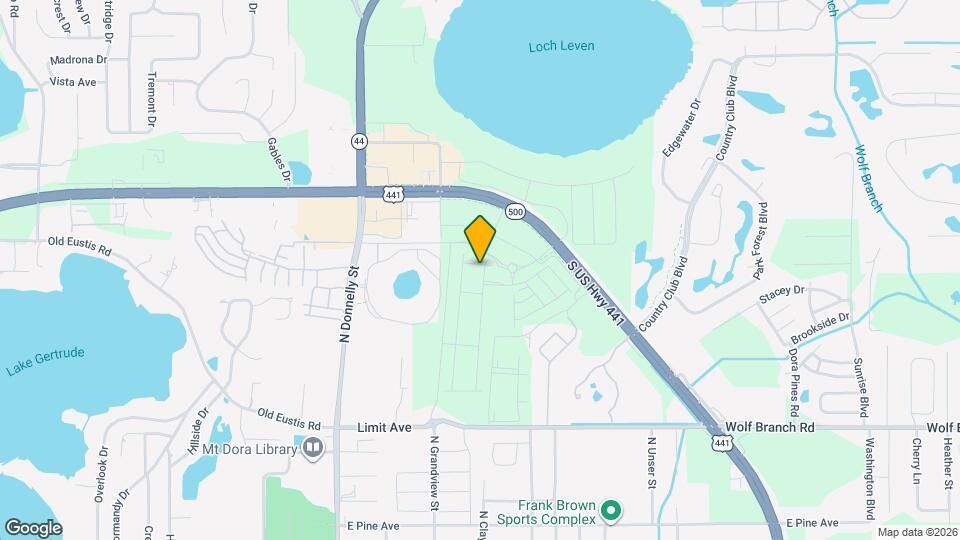 Yardly Mount Dora Mapa y Detalles de la Ubicación