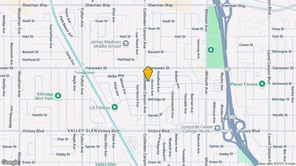 6706 Coldwater Canyon Ave Map and Location Details