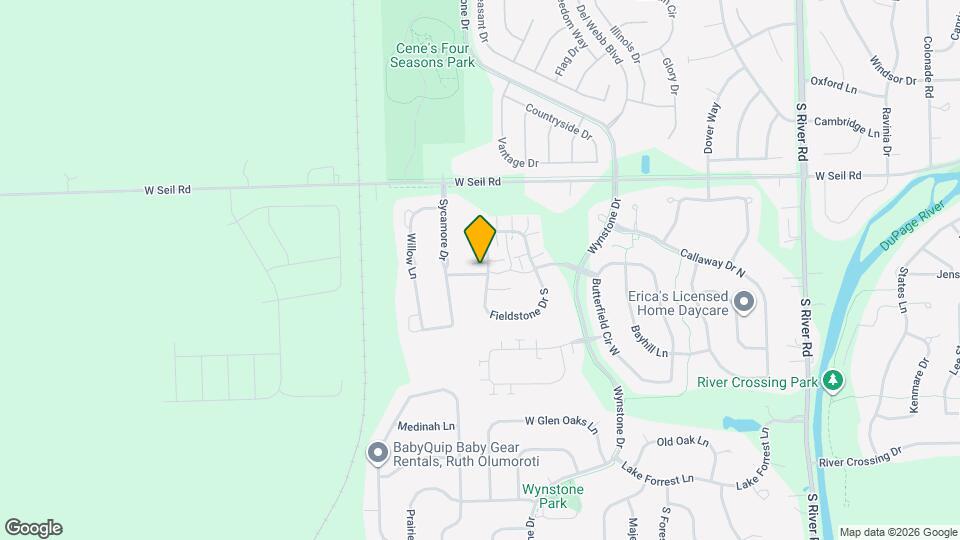 1800 Fieldstone Dr N Map and Location Details