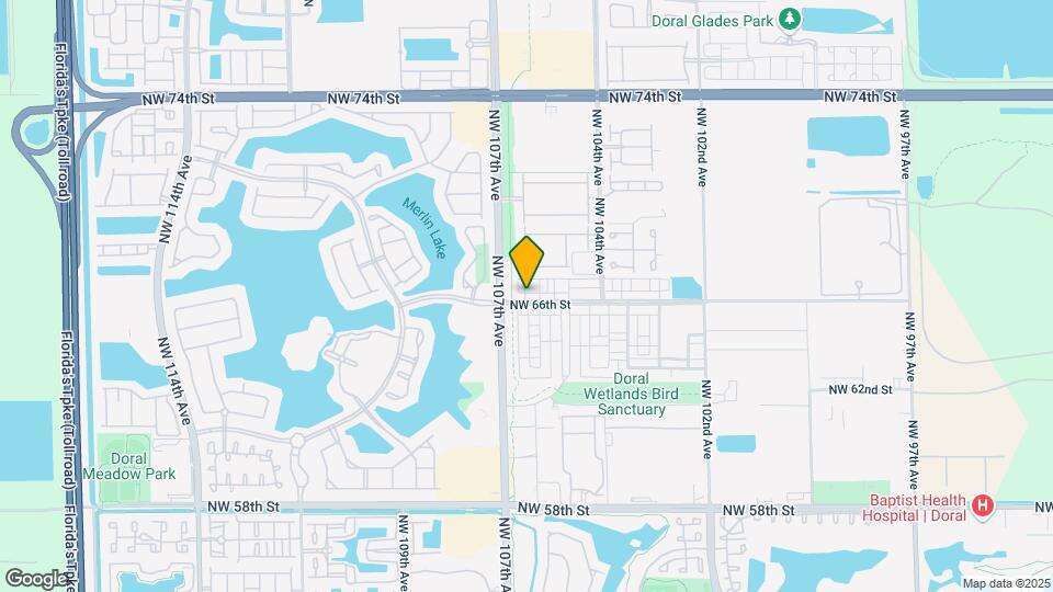 10545 NW 66th St Map and Location Details