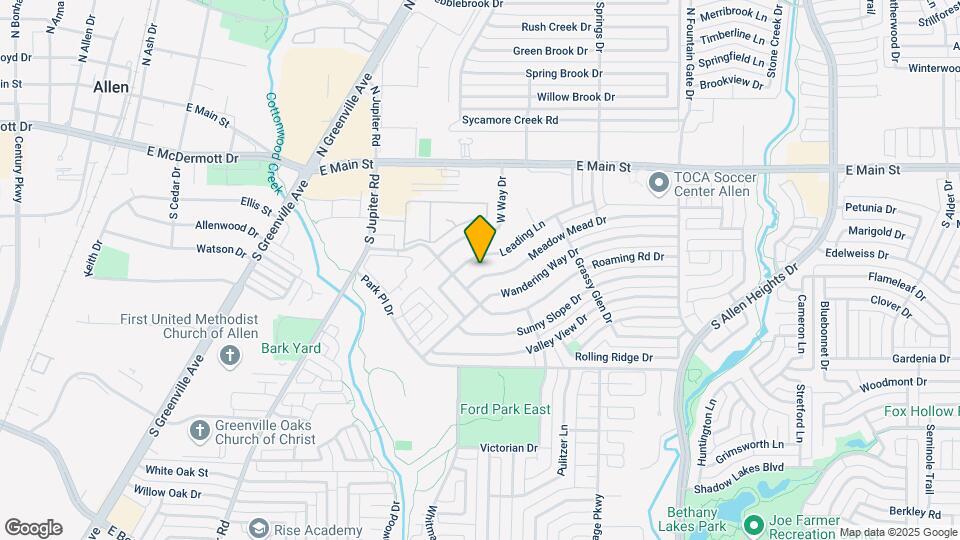 709 Meadow Mead Dr Map and Location Details