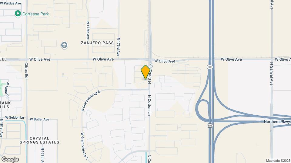 8839 N 171st Dr Map and Location Details