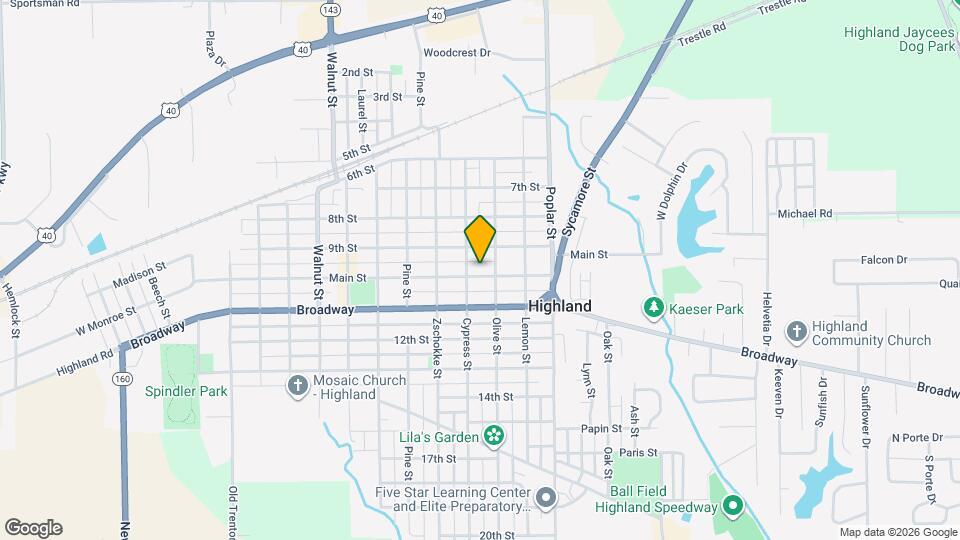 1315 Main St Map and Location Details