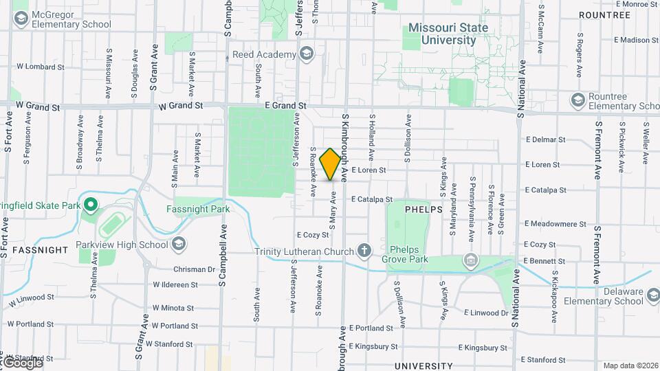 1163 S Mary Ave Map and Location Details