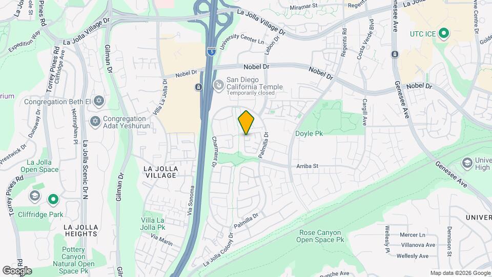 7640 Palmilla Dr Map and Location Details