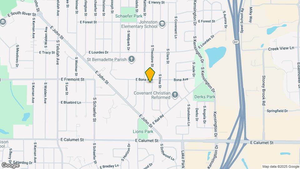 1407 S Theodore St Map and Location Details
