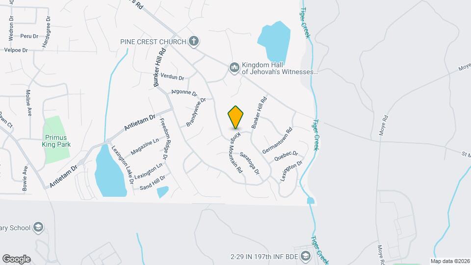 1247 Kings Mountain Ct Map and Location Details