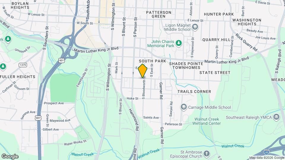 324 Bragg St Map and Location Details