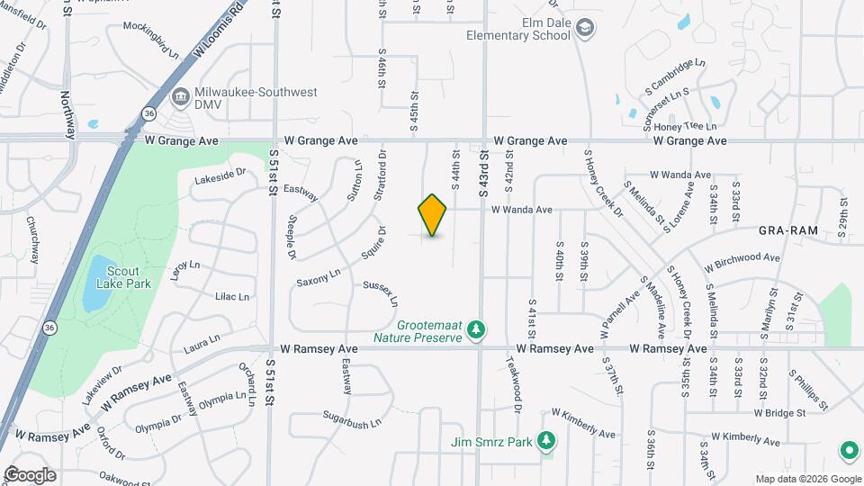 5646 S 45th St Map and Location Details