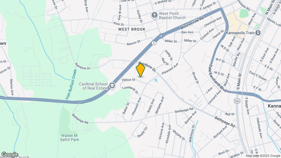 1209 Clifton St Map and Location Details