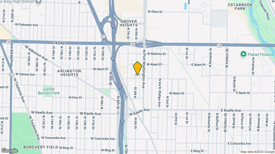 3802 N 6th St Map and Location Details