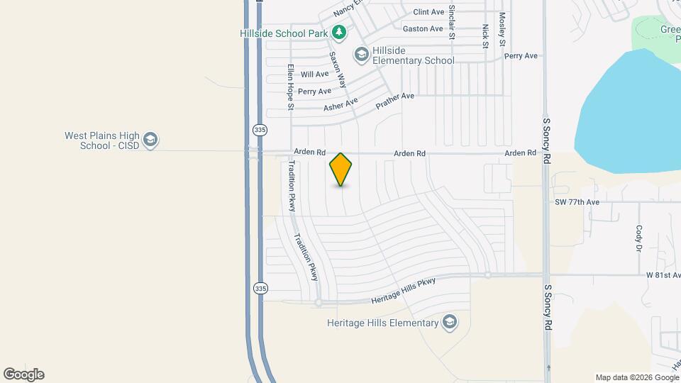 7610 Frazier Rd Map and Location Details