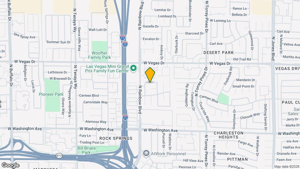 6669 Lucky Strike Way Map and Location Details