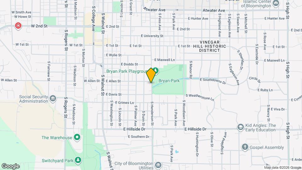 1004 S Henderson St Map and Location Details
