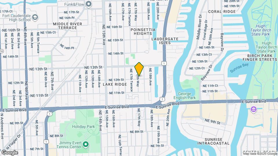 1747 NE 12th St Map and Location Details