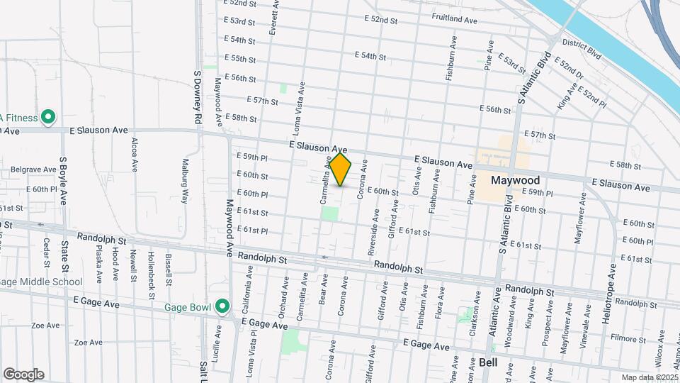 6011 Bear Ave Mapa y Detalles de la Ubicación