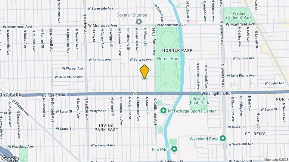 4042 N Mozart St, Unit 2w Mapa y Detalles de la Ubicación