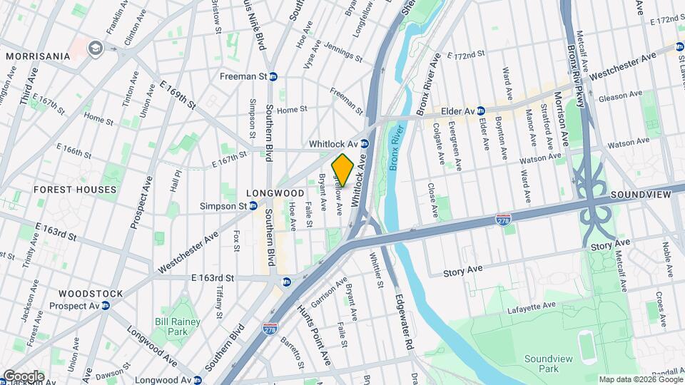 1054 Longfellow Ave Map and Location Details