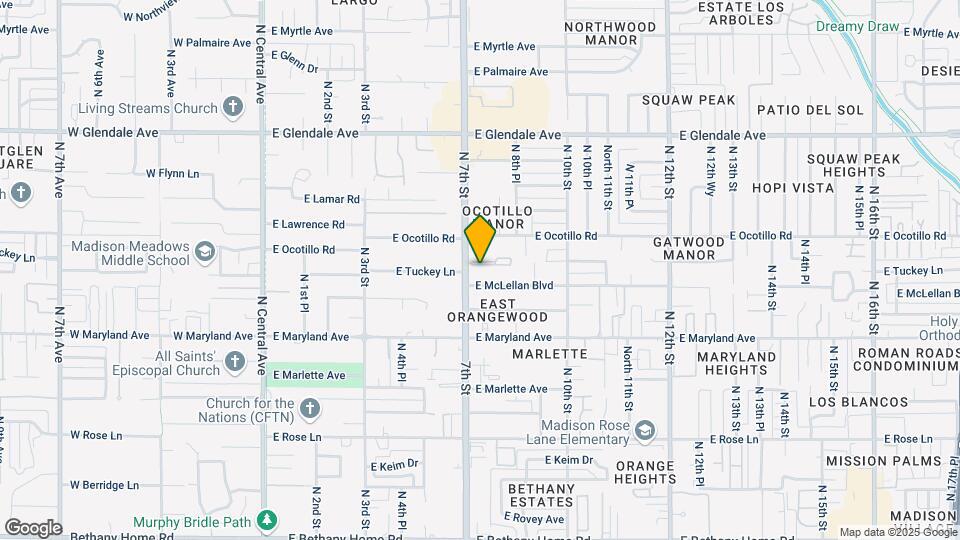 709 E Tuckey Ln Map and Location Details