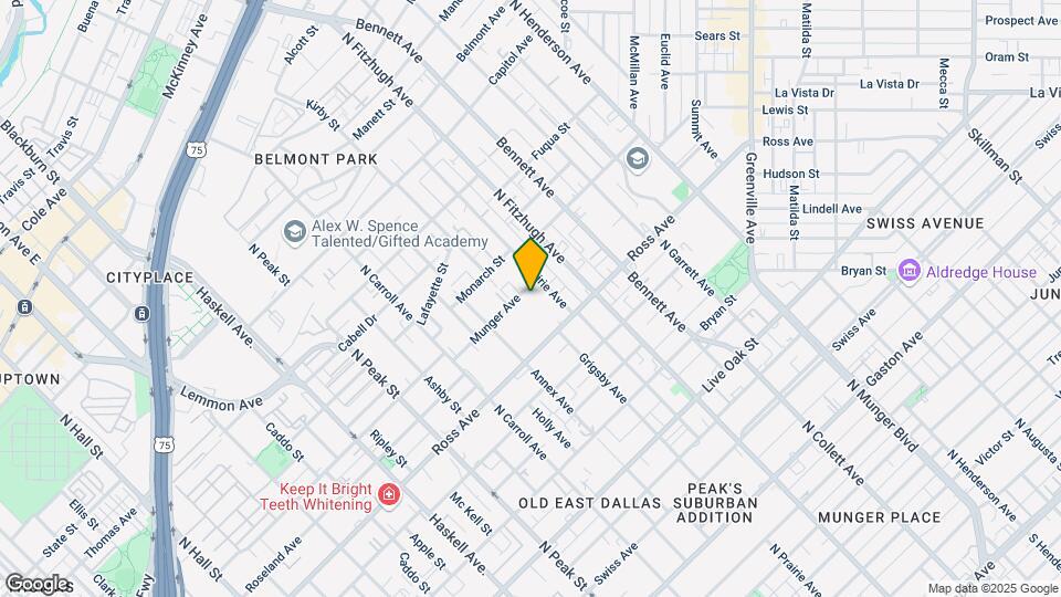 4640 Munger Ave Mapa y Detalles de la Ubicación