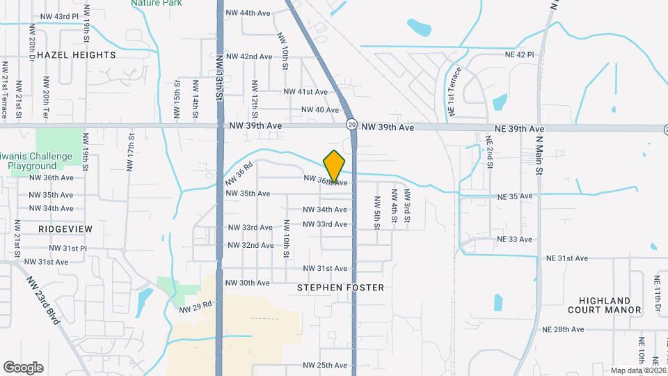 701 NW 36th Ave Map and Location Details