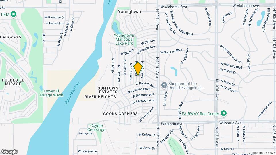11359 N 112th Dr Map and Location Details