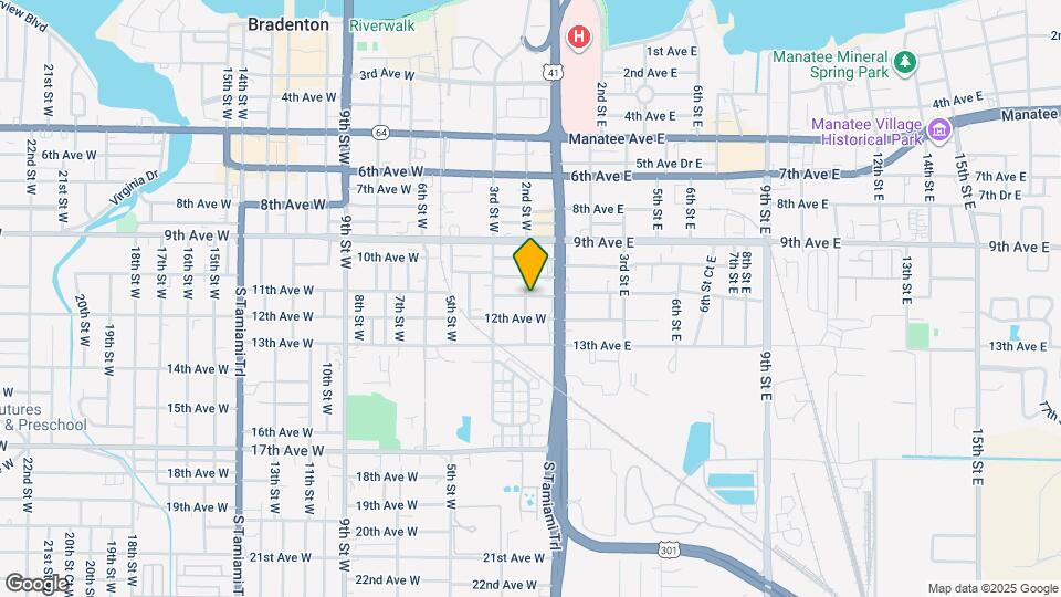 1101 2nd St W Map and Location Details