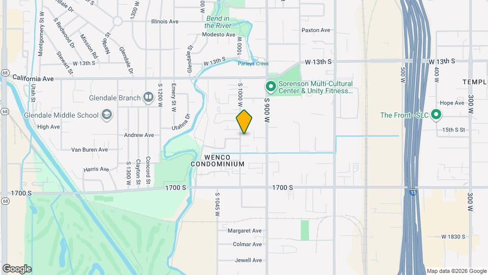 1511 S 1000 W Map and Location Details